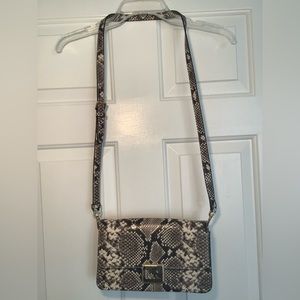 Michael Kors snakeskin medium crossbody bag
